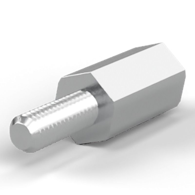 Male/female spacer M3 Nickel-plated steel
