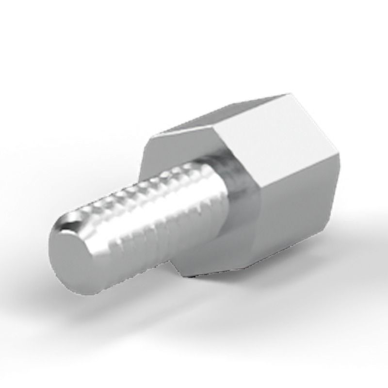 Male/female spacer UNC4-40 Nickel-plated steel