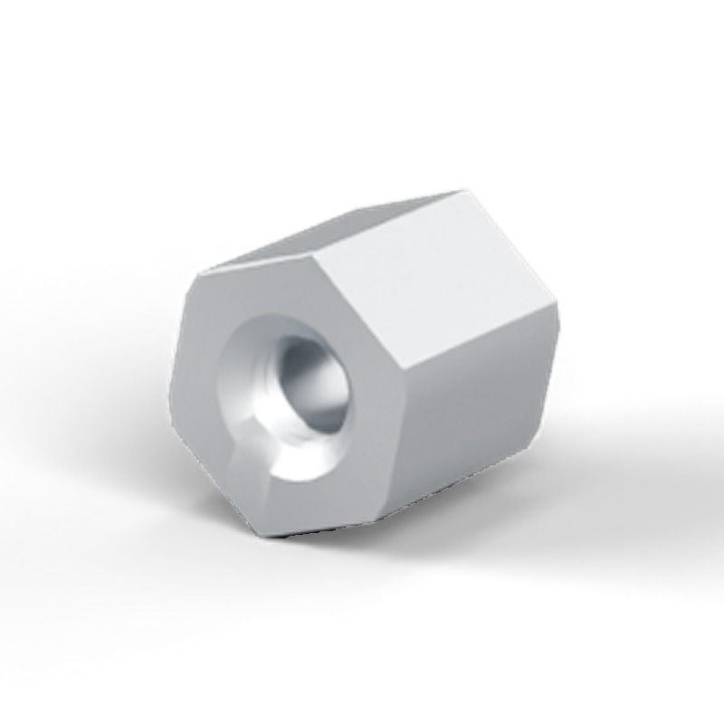 Female/female spacer M2.5 Zinc-plated steel