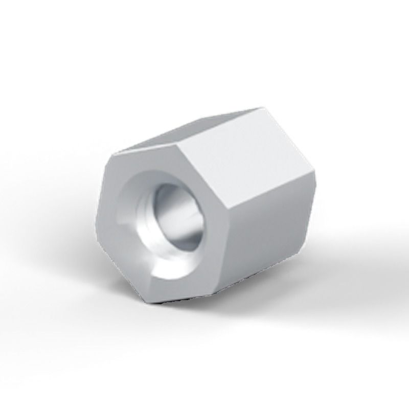 Female/female spacer M3 Zinc-plated steel