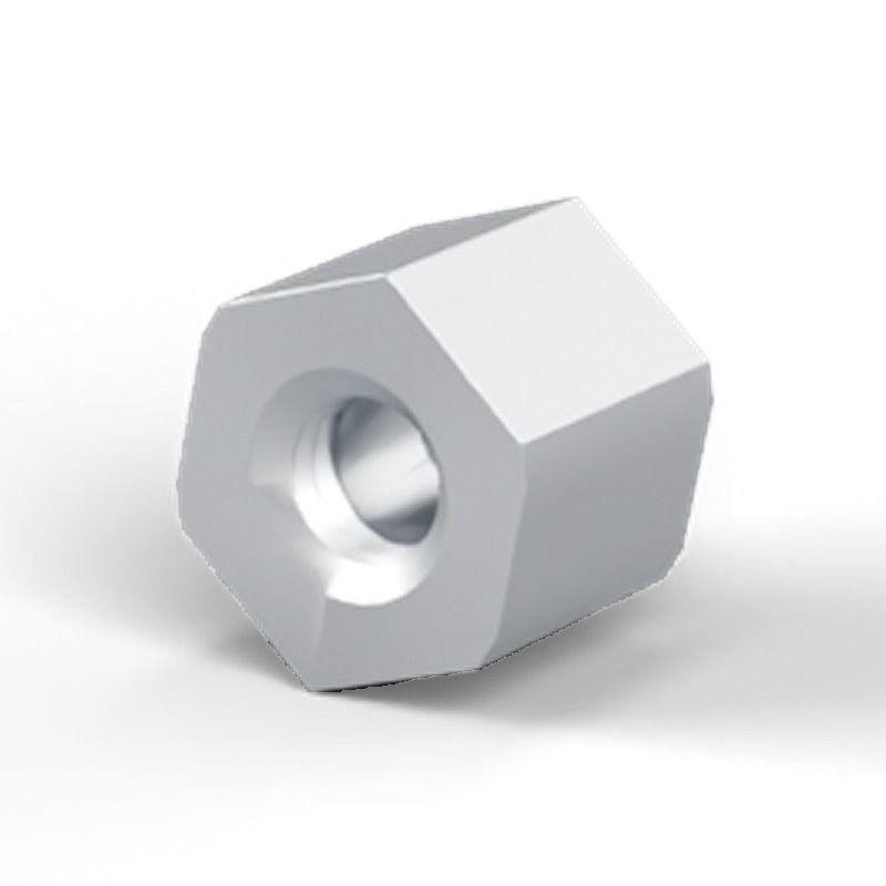 Female/female spacer M3 Zinc-plated steel