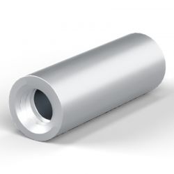Entretoise ronde filetée femelle/femelle acier zingué M4 - Ø6 mm