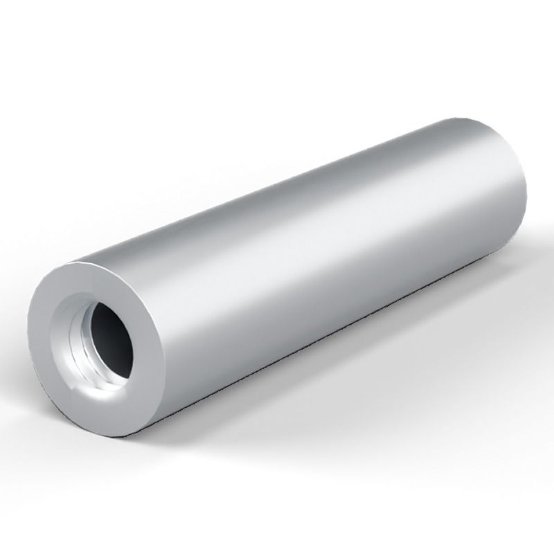 Female/female spacer M6 Zinc-plated steel