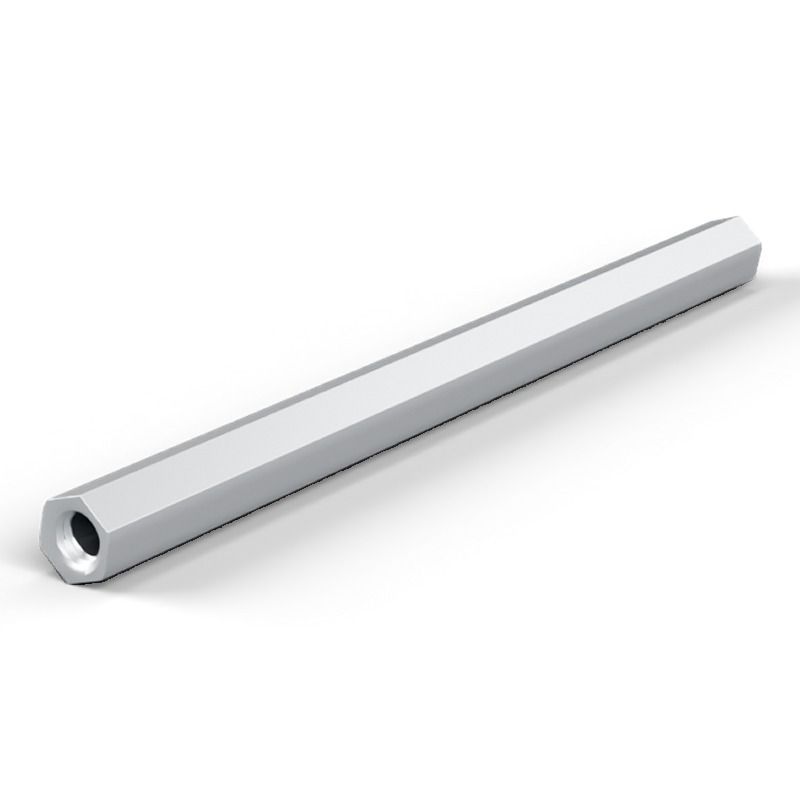 Female/female spacer M6 Zinc-plated steel