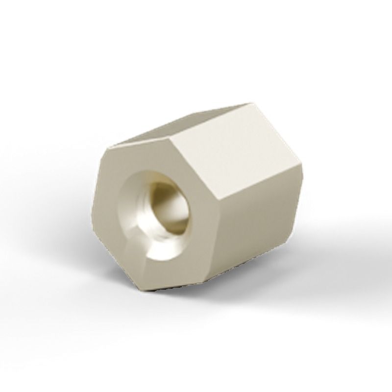 Female/female spacer M2.5 Zinc-plated steel