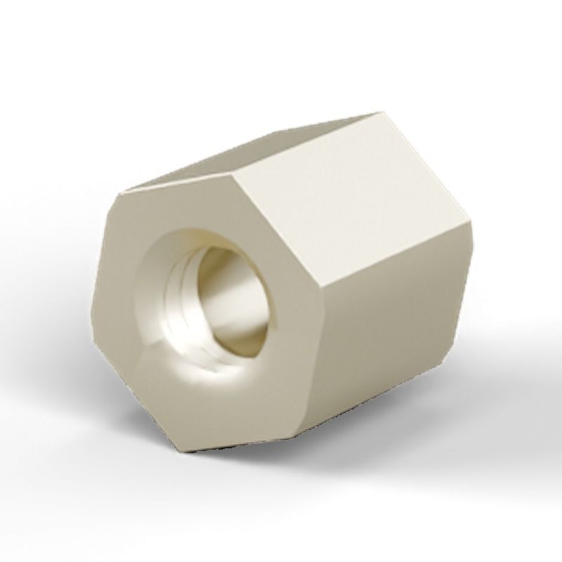 Female/female spacer M4 Zinc-plated steel