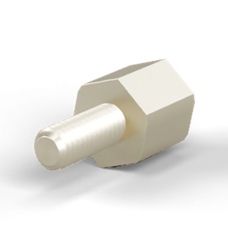 Male/female spacer M2.5 Zinc-plated steel