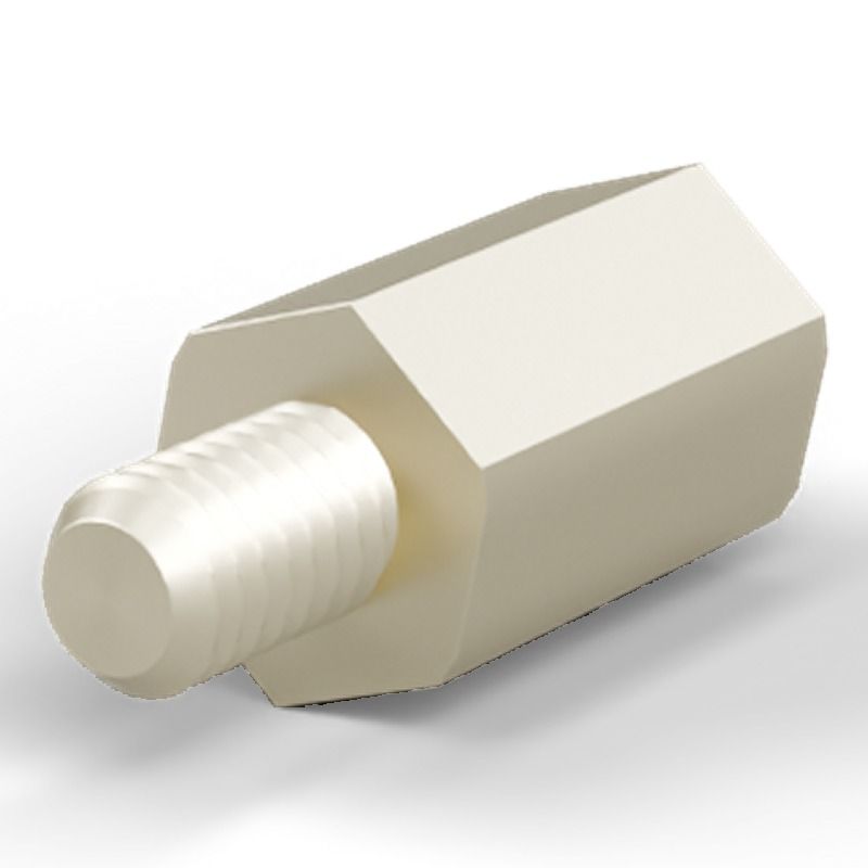 Male/female spacer M3 Zinc-plated steel