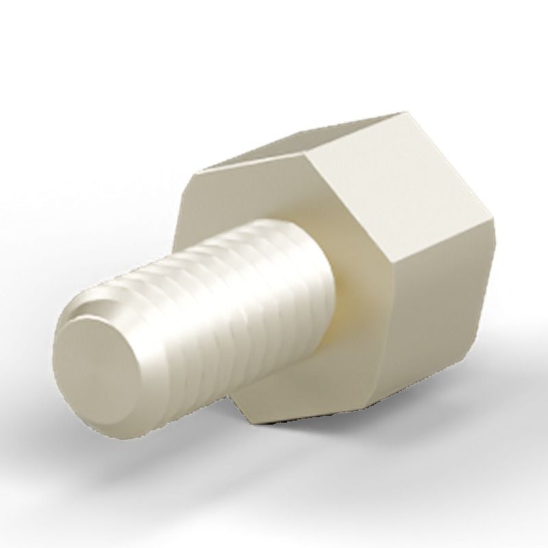 Male/female spacer M4 Zinc-plated steel