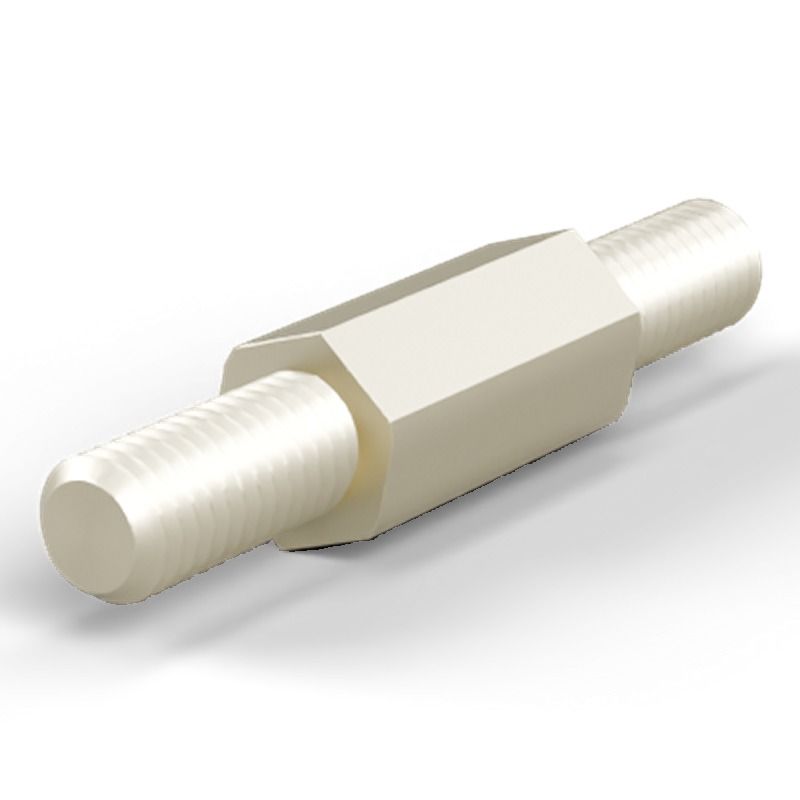 Male/male spacer M5 Zinc-plated steel