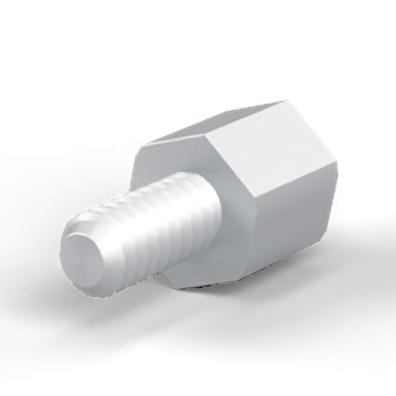 Male/female spacer M3 Zinc-plated steel