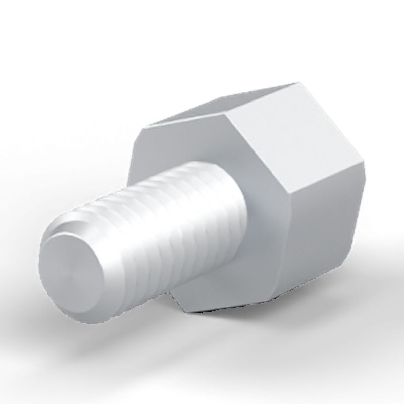 Male/female spacer M4 Zinc-plated steel