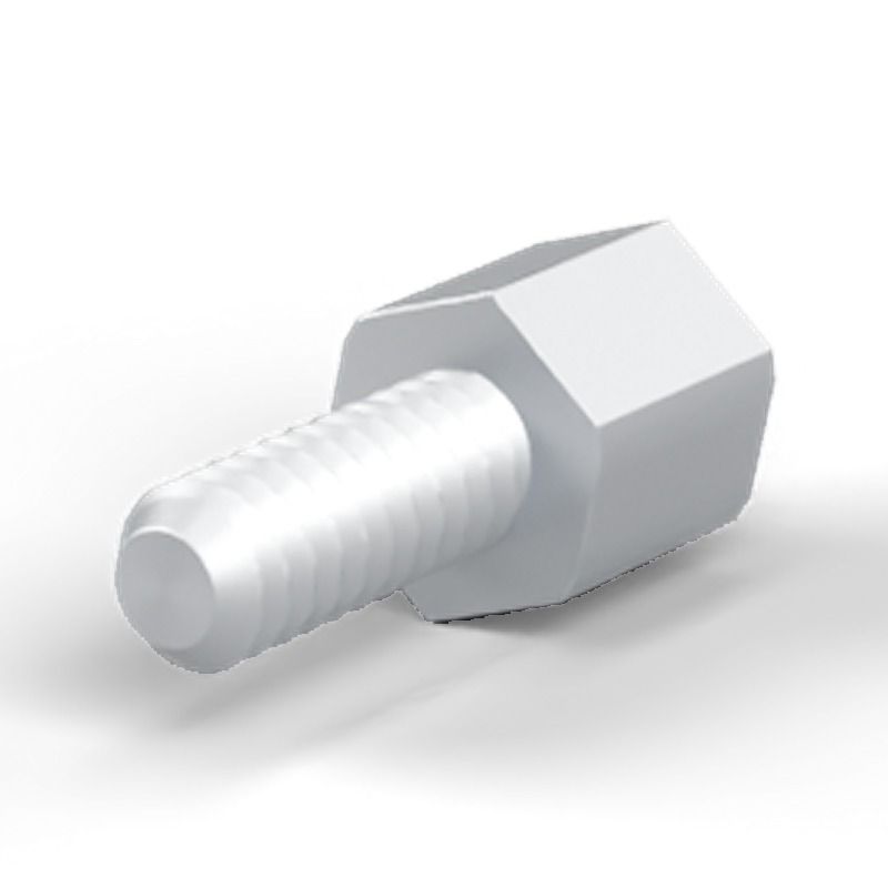 Male/female spacer UNC4-40 Zinc-plated steel