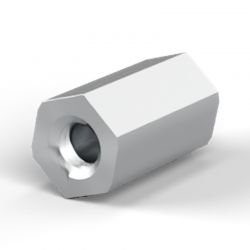 Entretoise hexagonale filetée femelle/femelle aluminium passivé M3 - 5,5 mm sur plats