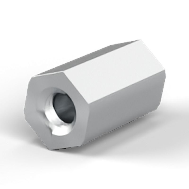 Female/female spacer M3 Aluminium