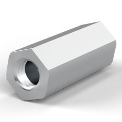 Entretoise hexagonale filetée femelle/femelle aluminium passivé M5 - 8 mm sur plats