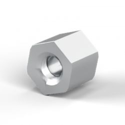 Entretoise hexagonale filetée femelle/femelle acier inoxydable M3 - 5,5 mm sur plats