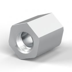 Entretoise hexagonale filetée femelle/femelle acier inoxydable M5 - 8 mm sur plats