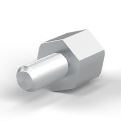 Entretoise hexagonale filetée mâle/femelle acier inoxydable M3 - 5,5 mm sur plats