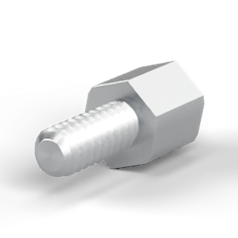 Male/female spacer UNC4-40 Stainless steel