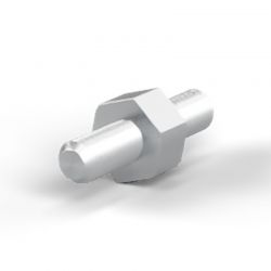 Entretoise hexagonale filetée mâle/mâle acier inoxydable M3 - 5,5 mm sur plats