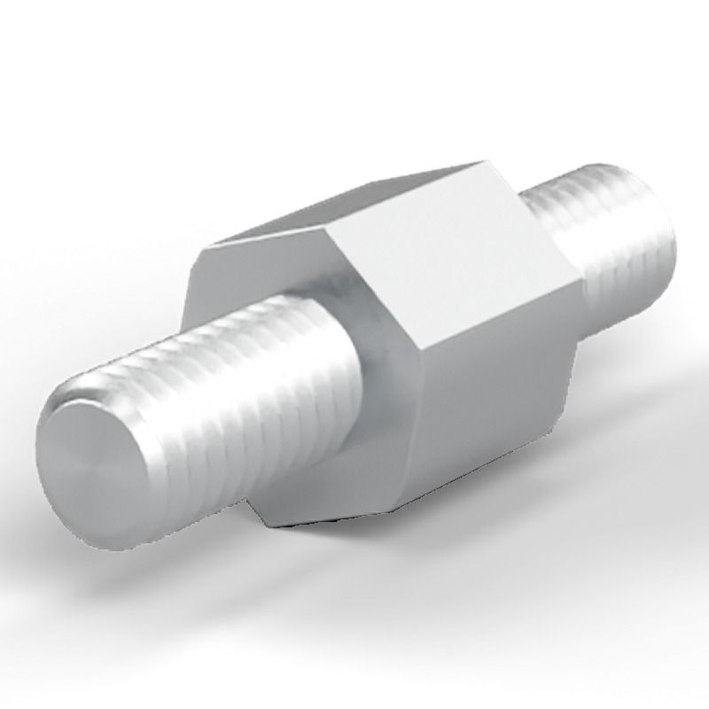 Male/male spacer M6 Stainless steel