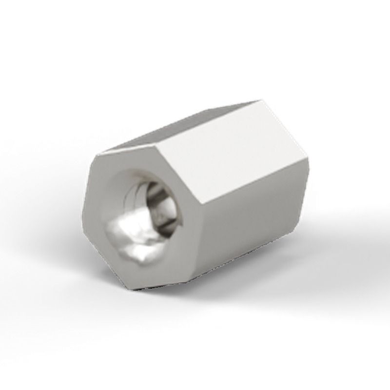 Female/female spacer UNC4-40 Nickel-plated brass