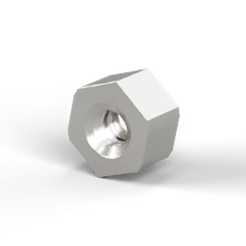 Female/female spacer M2.5 Nickel-plated brass