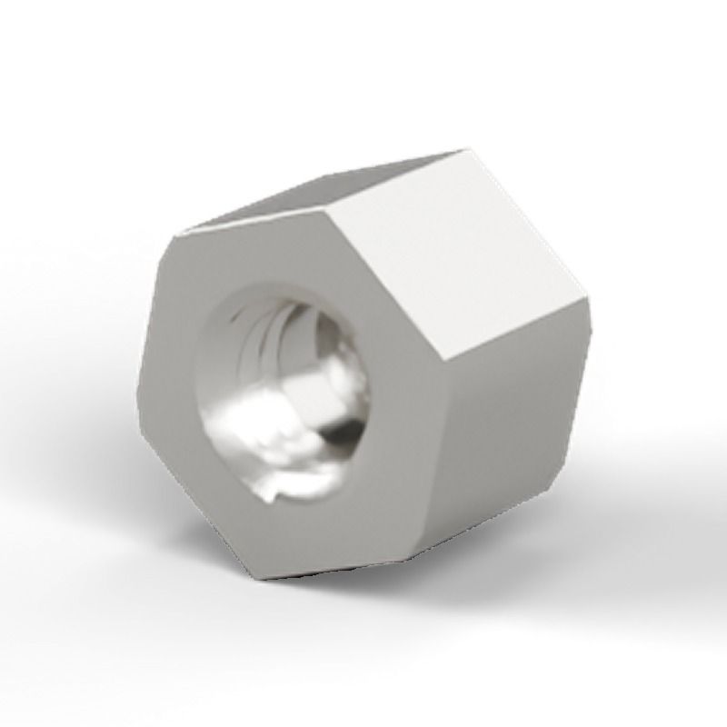 Female/female spacer M4 Nickel-plated brass