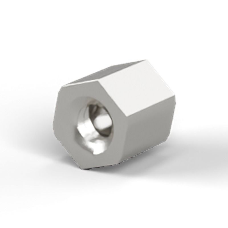 Female/female spacer UNC4-40 Nickel-plated brass