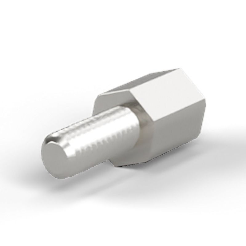 Male/female spacer M2.5 Nickel-plated brass