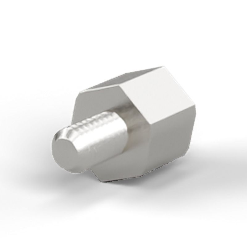 Male/female spacer M2.5 Nickel-plated brass
