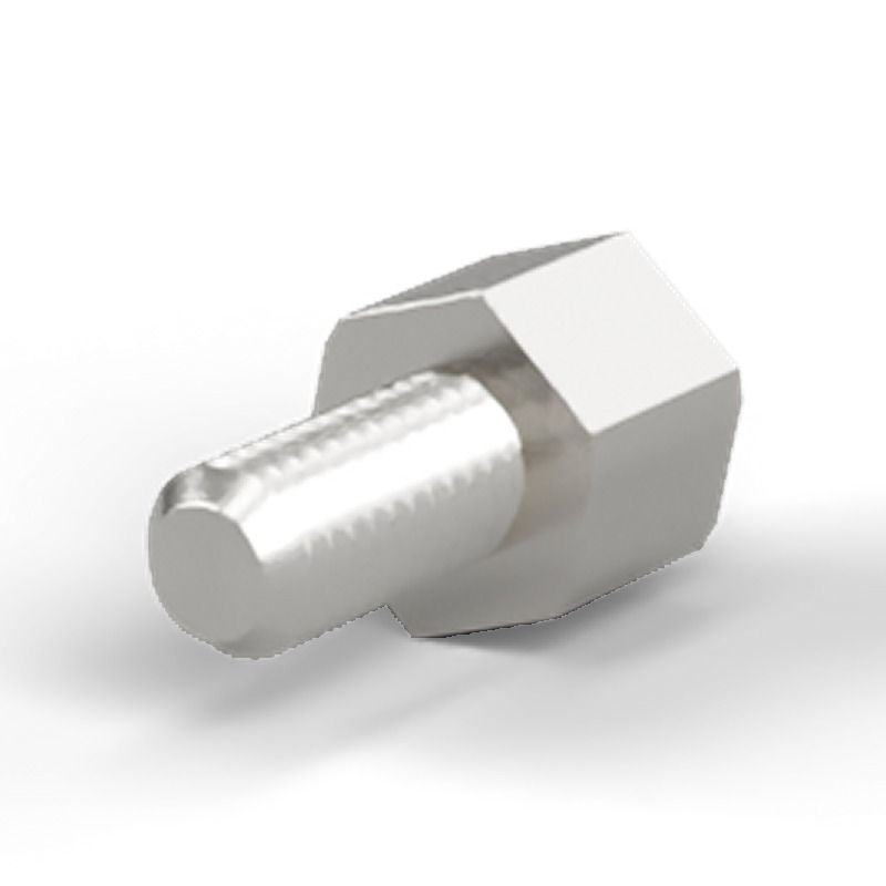 Male/female spacer M3 Nickel-plated brass