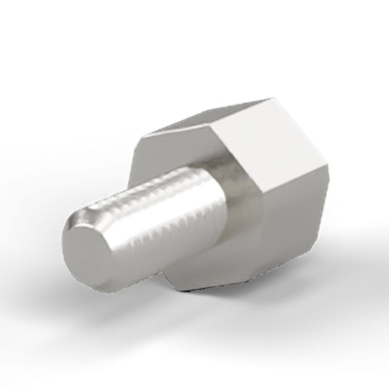 Male/female spacer M3 Nickel-plated brass