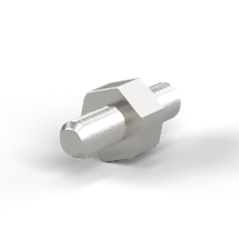 Male/male spacer M3 Nickel-plated brass