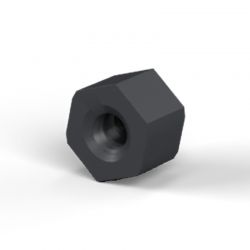 Entretoise hexagonale filetée femelle/femelle plastique polyamide renforcé M2.5 - 5 mm sur plats