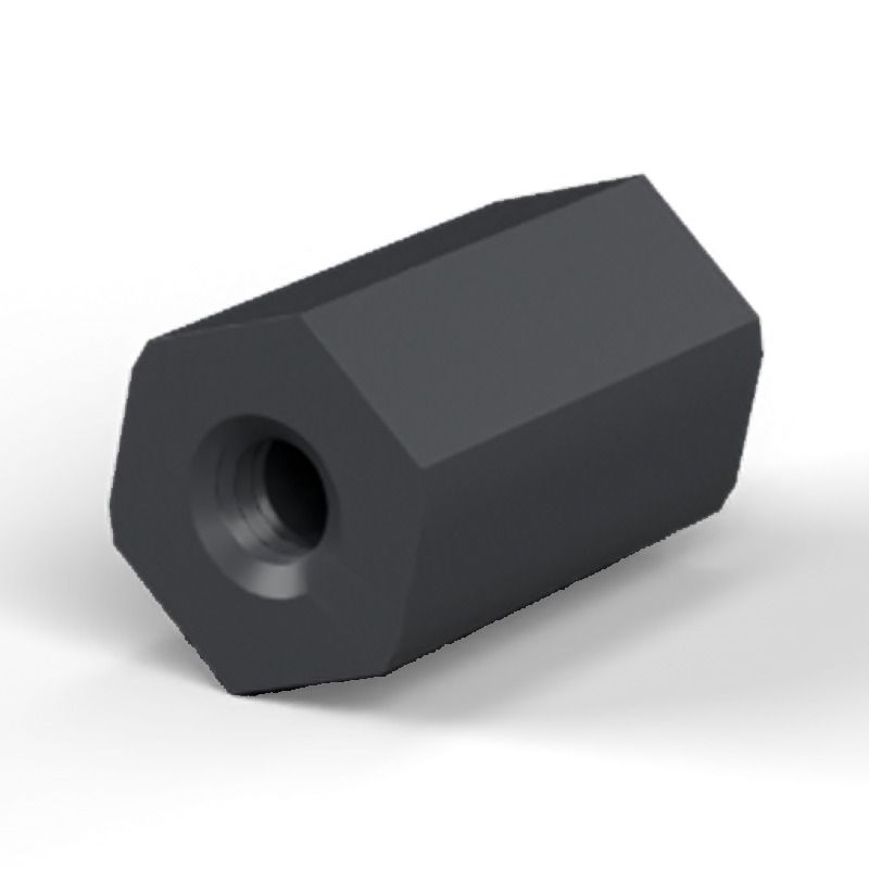 Female/female spacer M2.5 Plastic PA6