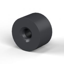 Entretoise ronde filetée femelle/femelle plastique polyamide renforcé M3 - Ø8 mm