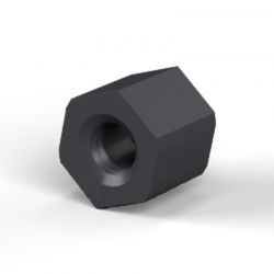 Entretoise hexagonale filetée femelle/femelle plastique polyamide renforcé M3 - 5,5 mm sur plats