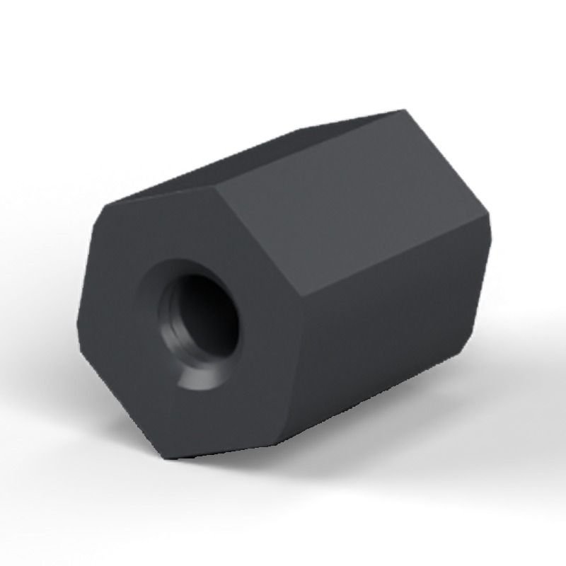 Female/female spacer M3 Plastic PA6