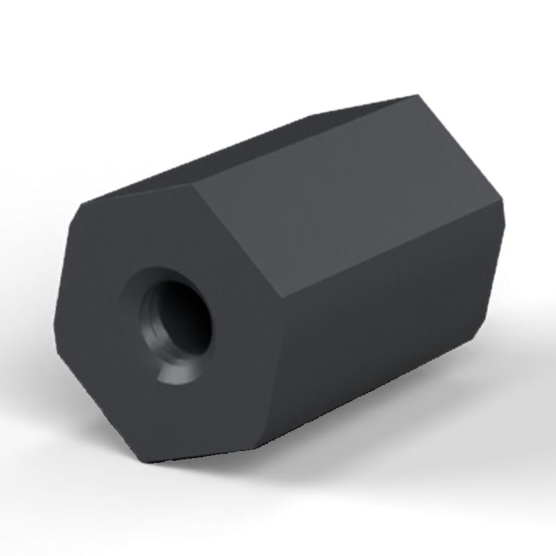 Female/female spacer M3 Plastic PA6