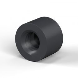 Entretoise ronde filetée femelle/femelle plastique polyamide renforcé M4 - Ø7 mm