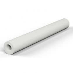 Entretoise ronde filetée femelle/femelle plastique polyacétal POM blanc M4 - Ø8 mm