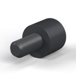 Entretoise ronde filetée mâle/femelle plastique polyamide PA6.6 M3 - Ø6 mm