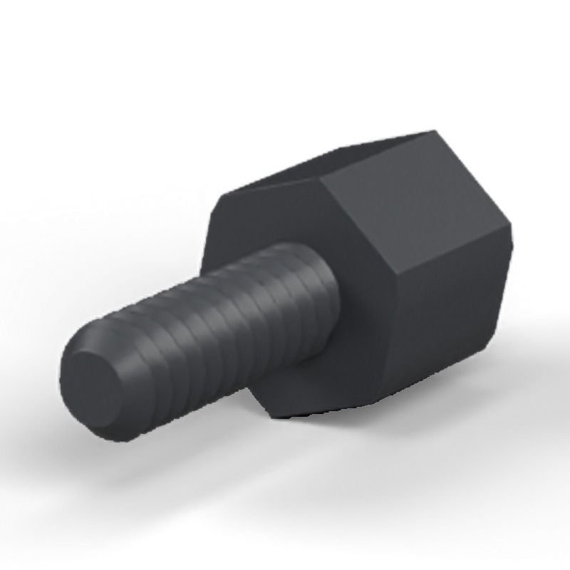 Male/female spacer UNC4-40 Plastic PA6.6