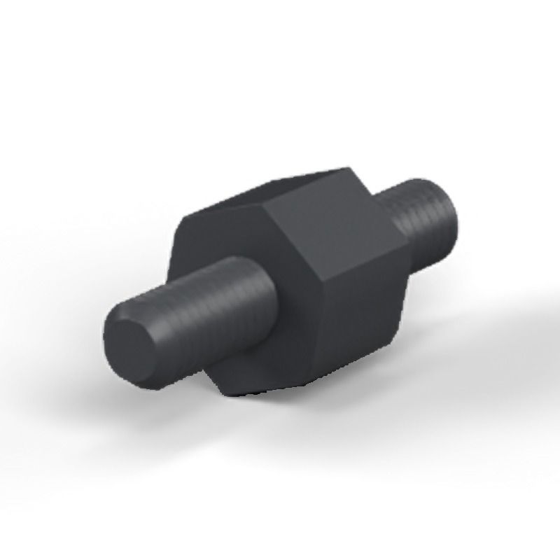 Male/male spacer M3 Plastic PA6.6