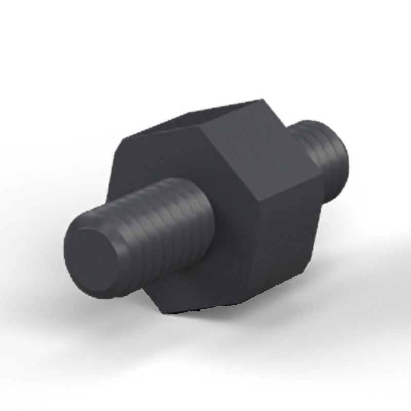 Male/male spacer M4 Plastic PA6.6