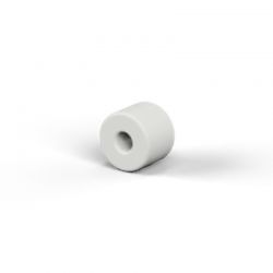 Entretoise lisse plastique polyamide PA6 Ø0,71x2,2mm pour vis M1,6