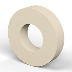 Entretoise lisse plastique polyamide PA6.6 Ø10,3x22mm pour vis M10
