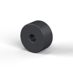Entretoise lisse plastique polyamide renforcé Ø1x4mm pour vis M1,6